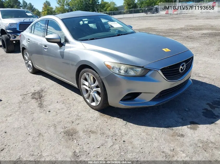 MAZDA 6 2015, VIN JM1GJ1V57F1193658