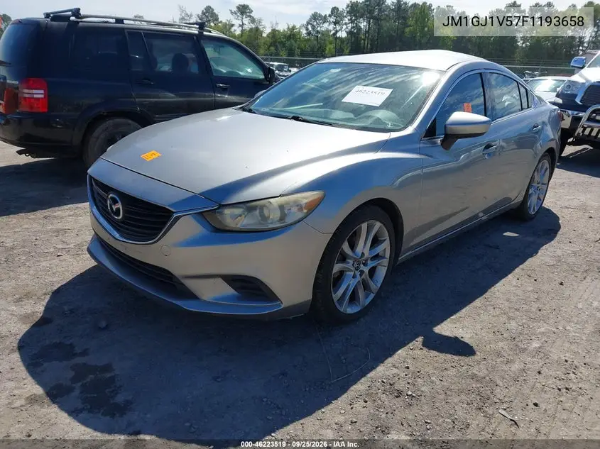 2015 MAZDA 6 VIN JM1GJ1V57F1193658 — фото 2