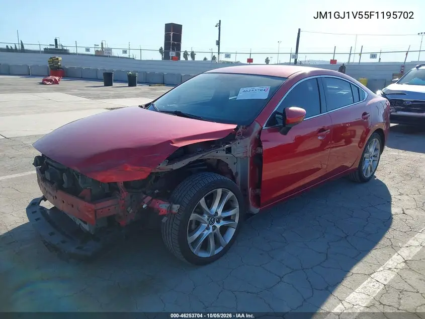 2015 MAZDA 6 VIN JM1GJ1V55F1195702 — фото 2