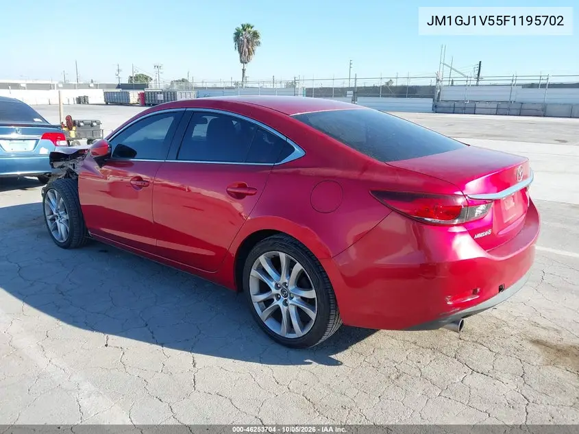2015 MAZDA 6 VIN JM1GJ1V55F1195702 — фото 3