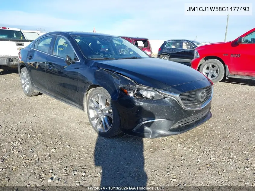 MAZDA 6 2016, VIN JM1GJ1W58G1477493