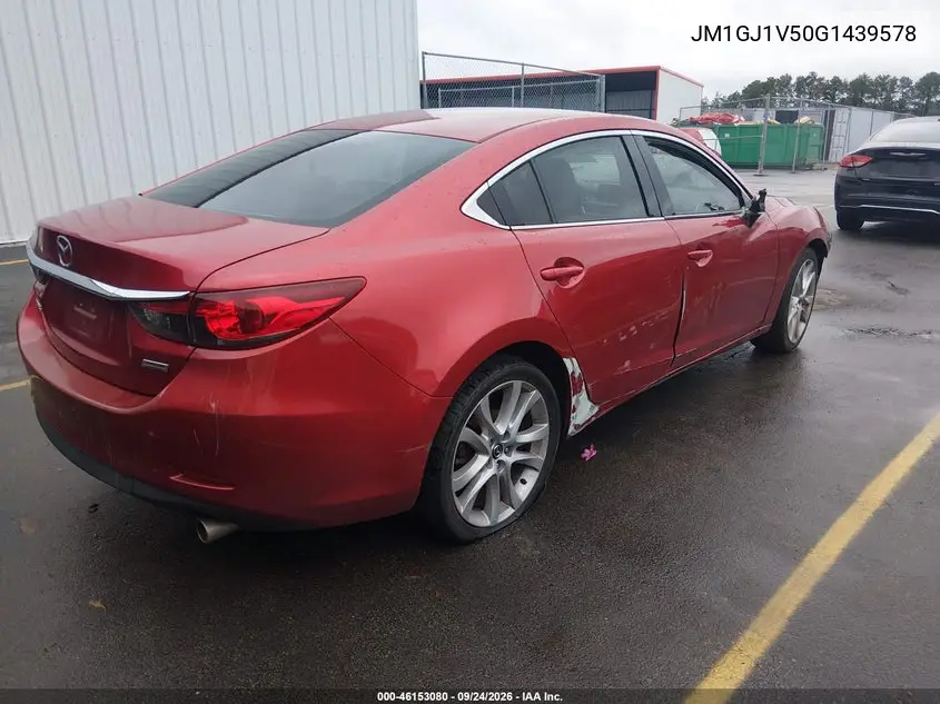 MAZDA 6 2016, VIN JM1GJ1V50G1439578