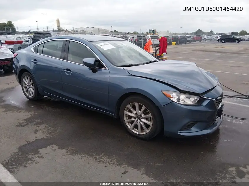 MAZDA 6 2016, VIN JM1GJ1U50G1464420