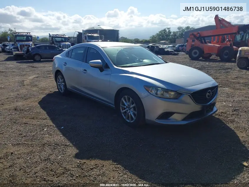 MAZDA 6 2016, VIN JM1GJ1U59G1486738