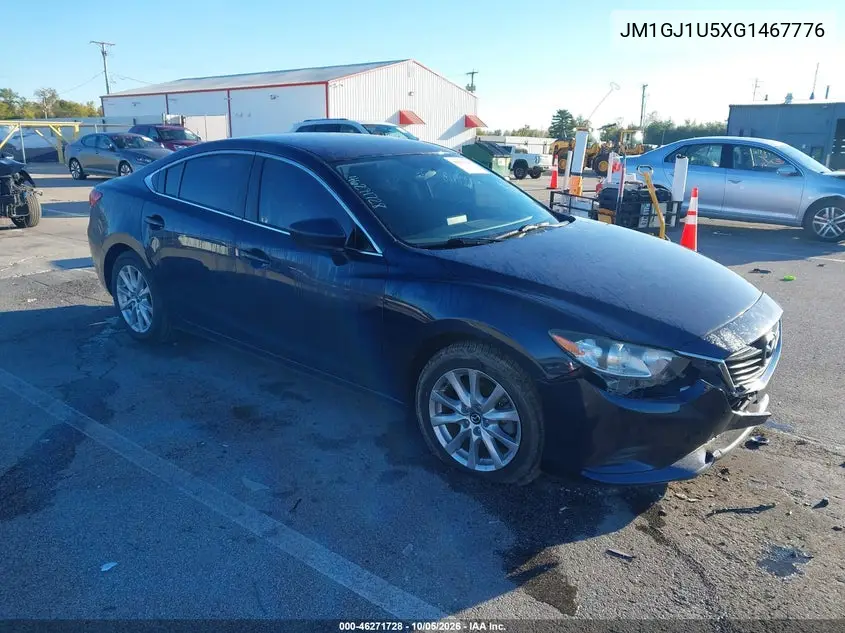 MAZDA 6 2016, VIN JM1GJ1U5XG1467776