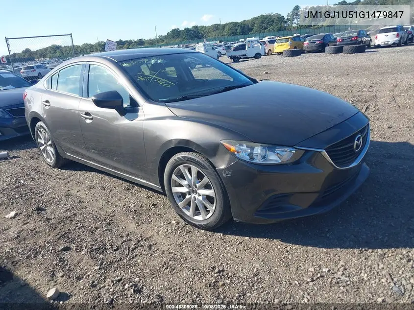MAZDA 6 2016, VIN JM1GJ1U51G1479847