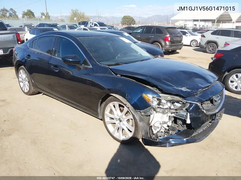 MAZDA 6 2016, VIN JM1GJ1V56G1471015