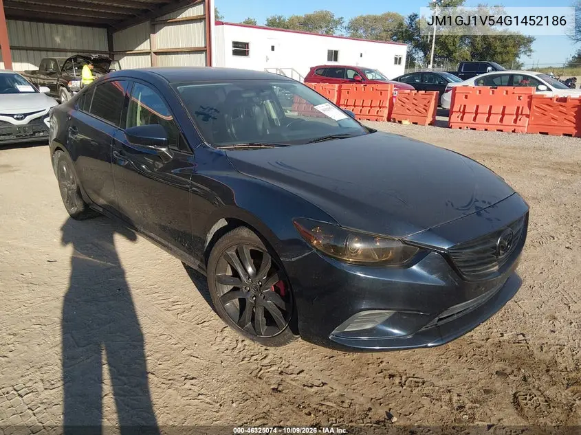 MAZDA 6 2016, VIN JM1GJ1V54G1452186