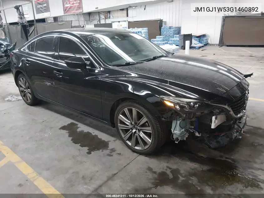 MAZDA 6 2016, VIN JM1GJ1W53G1460892
