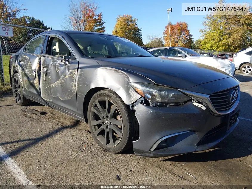 MAZDA 6 2016, VIN JM1GJ1W57G1476447