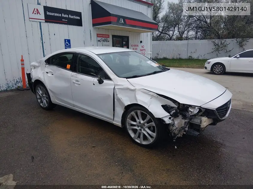 MAZDA 6 2016, VIN JM1GJ1V58G1429140