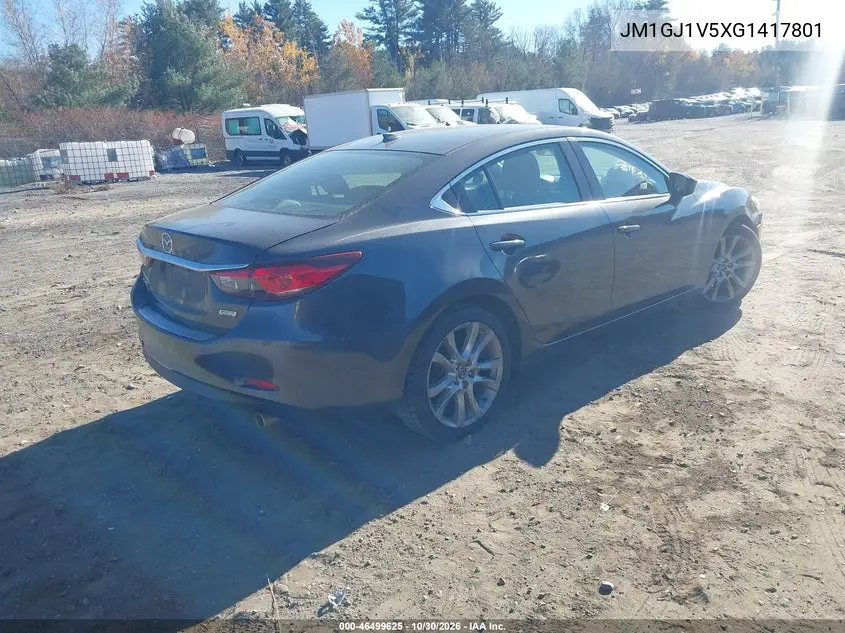 MAZDA 6 2016, VIN JM1GJ1V5XG1417801