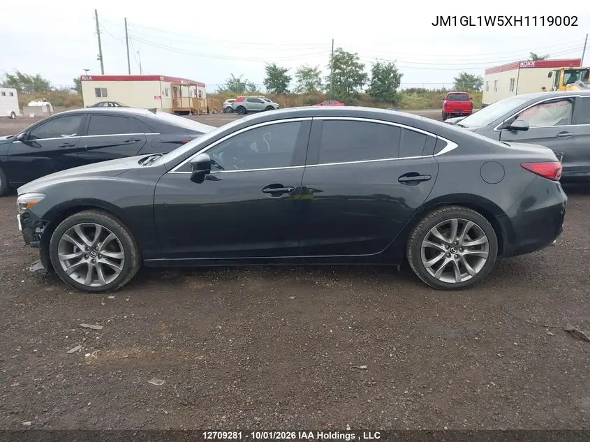 2017 MAZDA 6 VIN JM1GL1W5XH1119002 — фото 15