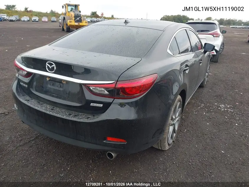 2017 MAZDA 6 VIN JM1GL1W5XH1119002 — фото 4