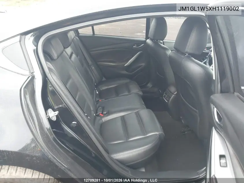 2017 MAZDA 6 VIN JM1GL1W5XH1119002 — фото 8