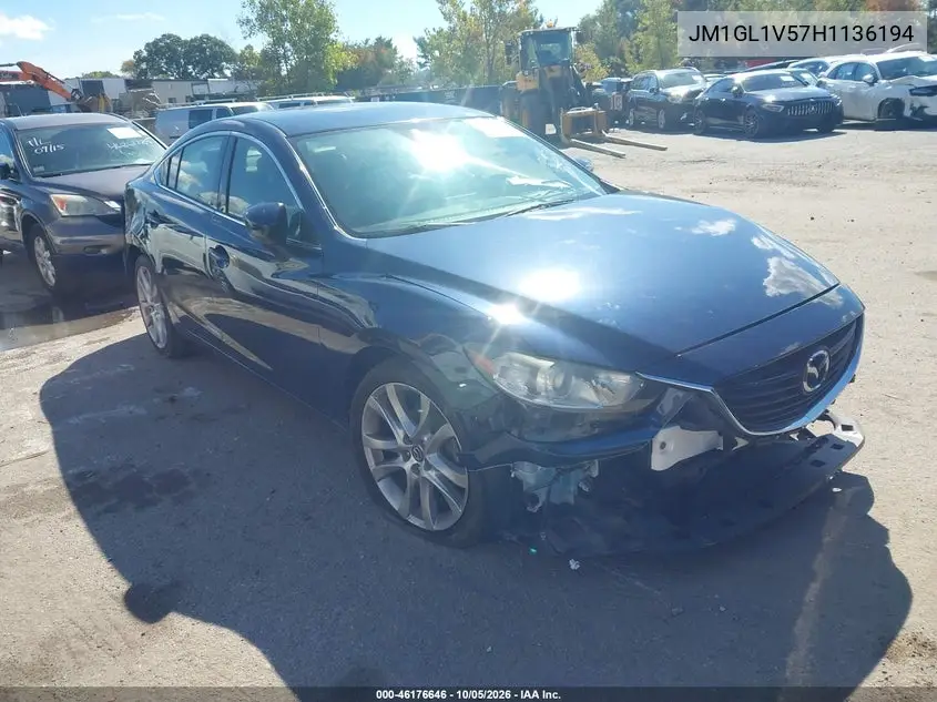 MAZDA 6 2017, VIN JM1GL1V57H1136194