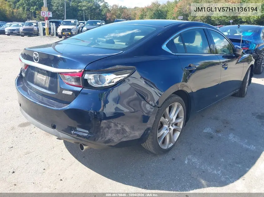 2017 MAZDA 6 VIN JM1GL1V57H1136194 — фото 4