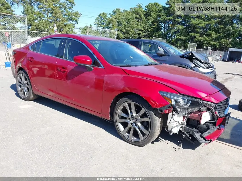 MAZDA 6 2017, VIN JM1GL1W58H1144125