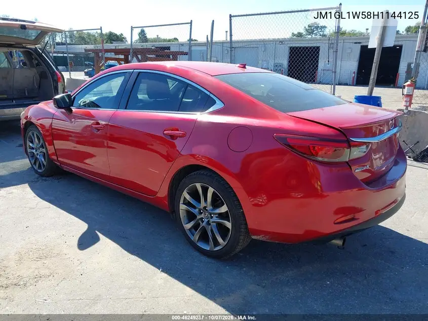 2017 MAZDA 6 VIN JM1GL1W58H1144125 — фото 3