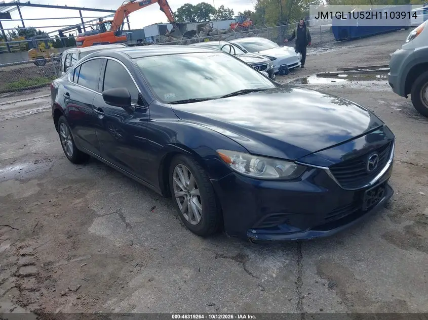 MAZDA 6 2017, VIN JM1GL1U52H1103914