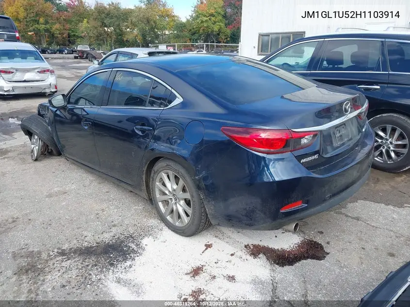 2017 MAZDA 6 VIN JM1GL1U52H1103914 — фото 3