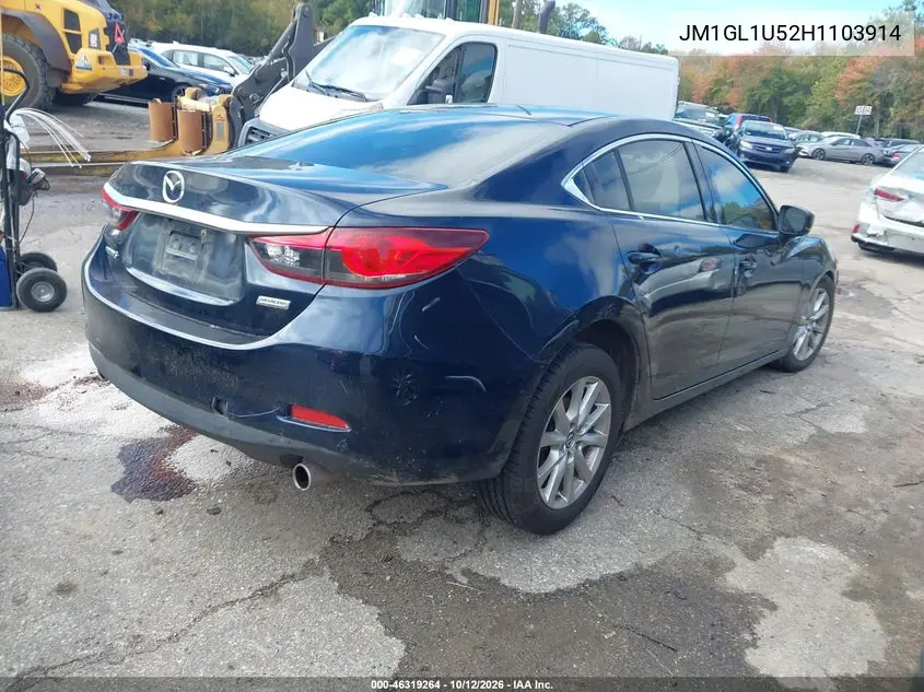 2017 MAZDA 6 VIN JM1GL1U52H1103914 — фото 4