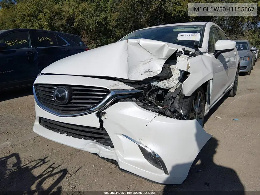 2017 MAZDA 6 VIN JM1GL1W50H1155667 — фото 2