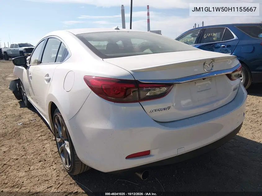 2017 MAZDA 6 VIN JM1GL1W50H1155667 — фото 3