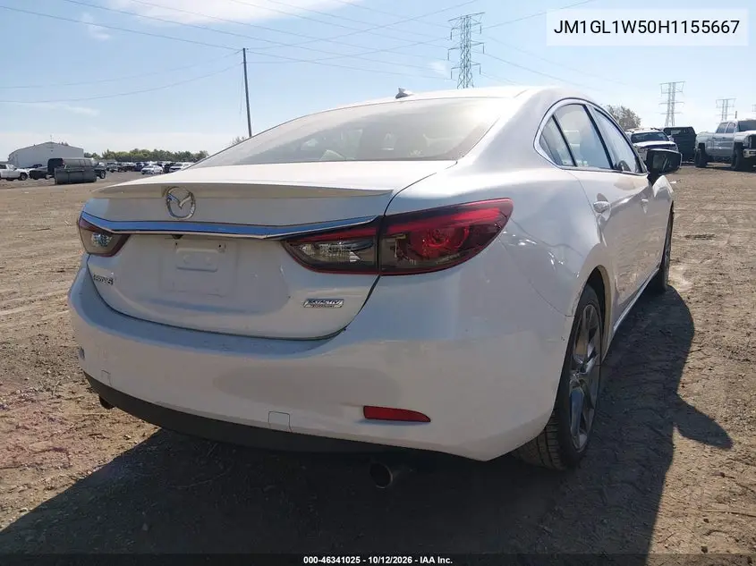 2017 MAZDA 6 VIN JM1GL1W50H1155667 — фото 4