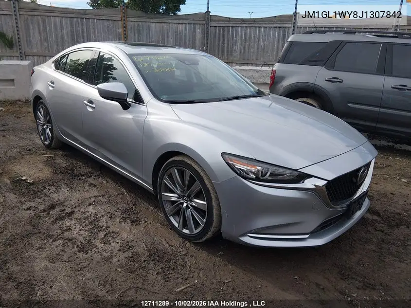 MAZDA 6 2018, VIN JM1GL1WY8J1307842