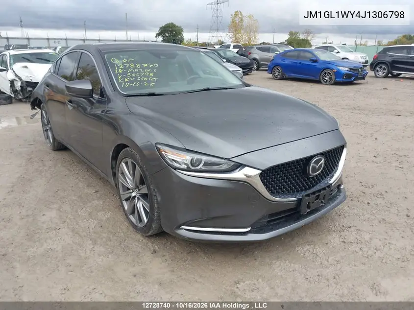 MAZDA 6 2018, VIN JM1GL1WY4J1306798
