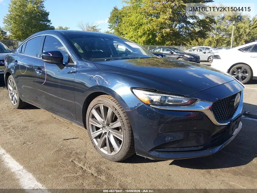 MAZDA 6 2019, VIN JM1GL1TY2K1504415