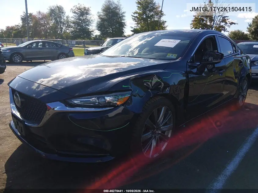 2019 MAZDA 6 VIN JM1GL1TY2K1504415 — фото 2