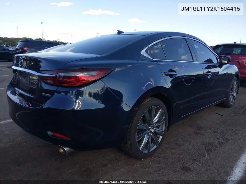 2019 MAZDA 6 VIN JM1GL1TY2K1504415 — фото 4