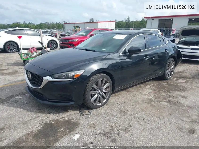 2020 MAZDA 6 VIN JM1GL1VM1L1520102 — фото 2