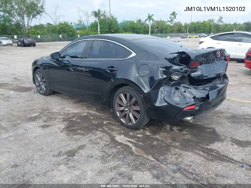 2020 MAZDA 6 VIN JM1GL1VM1L1520102 — фото 3