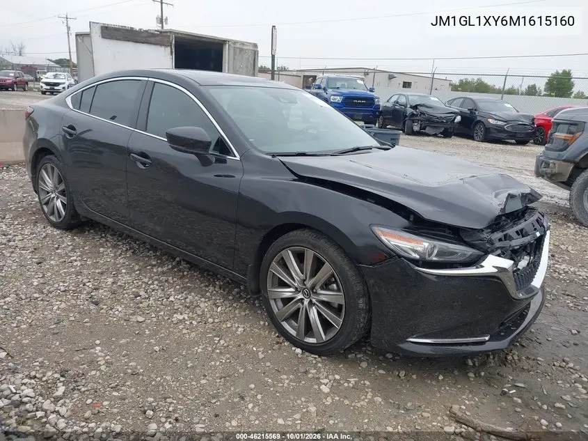 MAZDA 6 2021, VIN JM1GL1XY6M1615160