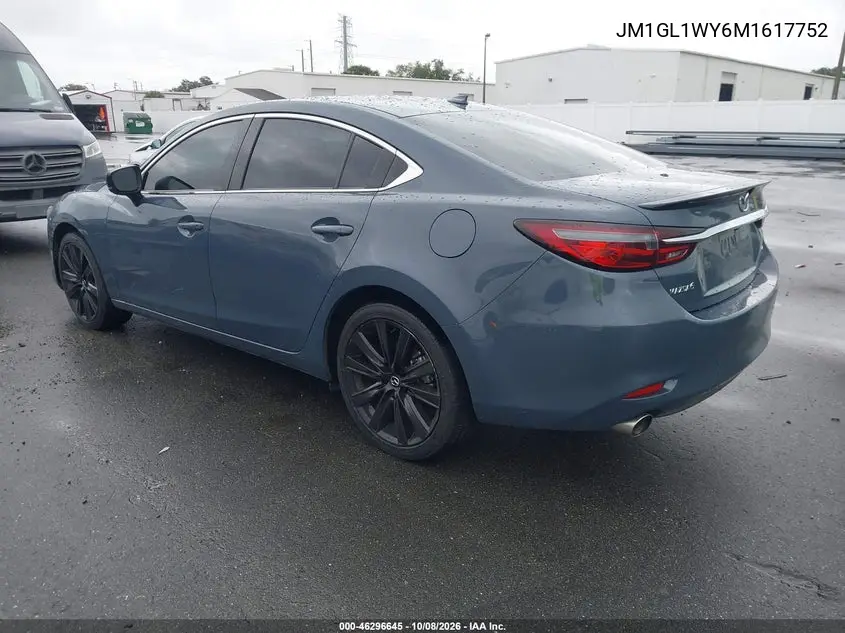 2021 MAZDA 6 VIN JM1GL1WY6M1617752 — фото 3