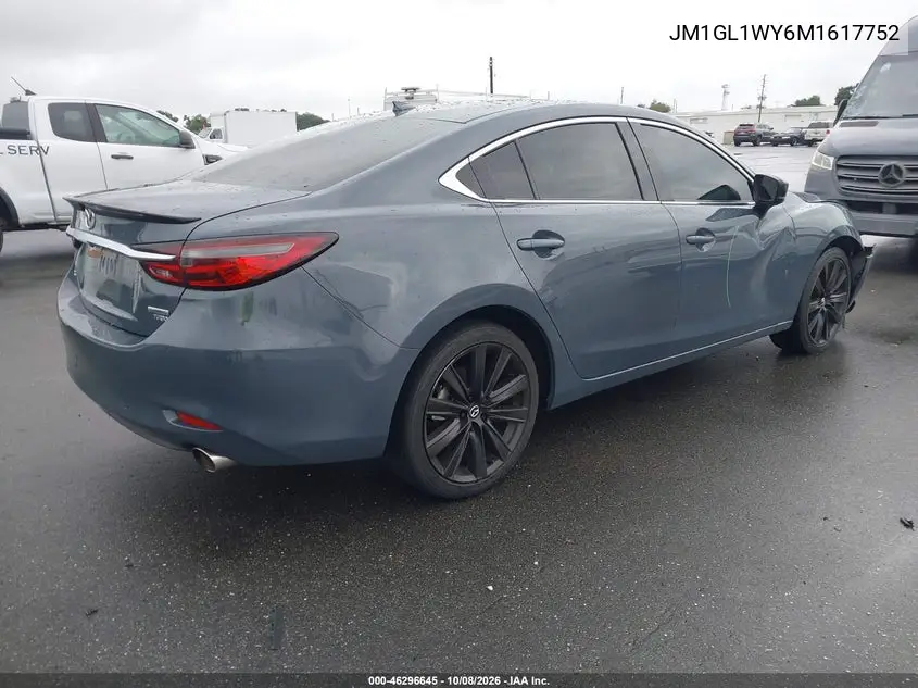 2021 MAZDA 6 VIN JM1GL1WY6M1617752 — фото 4
