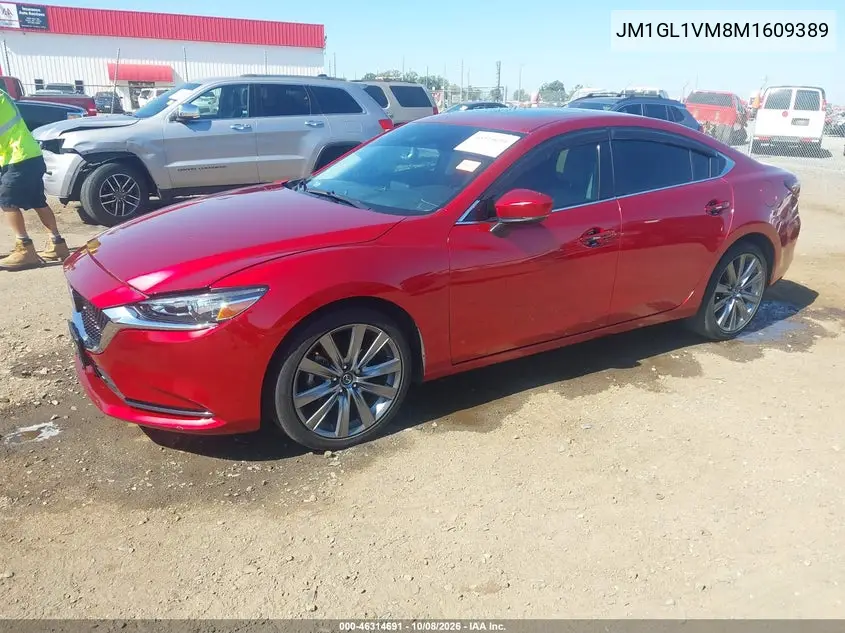 2021 MAZDA 6 VIN JM1GL1VM8M1609389 — фото 2