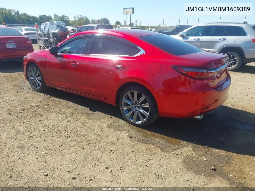 2021 MAZDA 6 VIN JM1GL1VM8M1609389 — фото 3