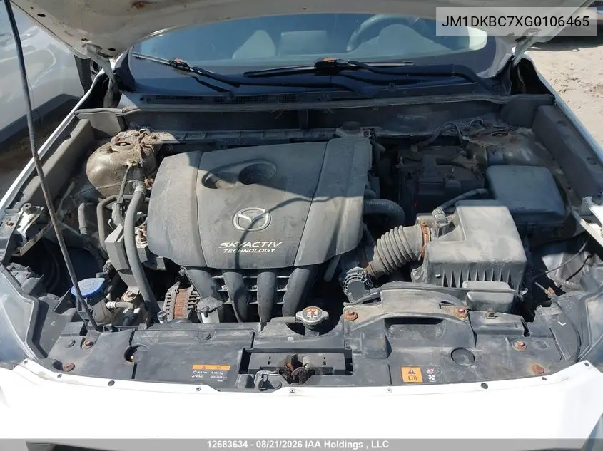 2016 MAZDA CX-3 VIN JM1DKBC7XG0106465 — фото 10