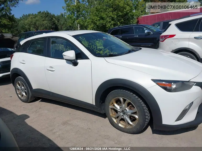 2016 MAZDA CX-3 VIN JM1DKBC7XG0106465 — фото 13