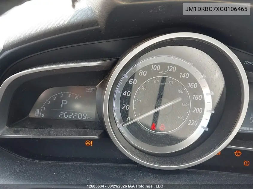 2016 MAZDA CX-3 VIN JM1DKBC7XG0106465 — фото 15