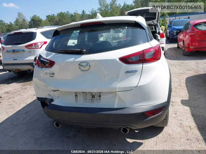 2016 MAZDA CX-3 VIN JM1DKBC7XG0106465 — фото 16