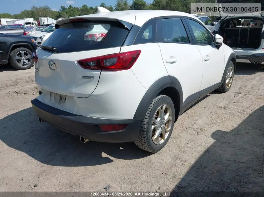 2016 MAZDA CX-3 VIN JM1DKBC7XG0106465 — фото 4