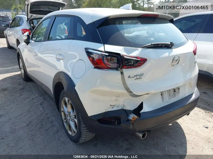 2016 MAZDA CX-3 VIN JM1DKBC7XG0106465 — фото 6