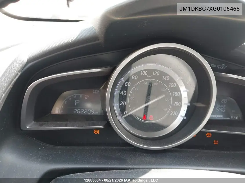 2016 MAZDA CX-3 VIN JM1DKBC7XG0106465 — фото 7