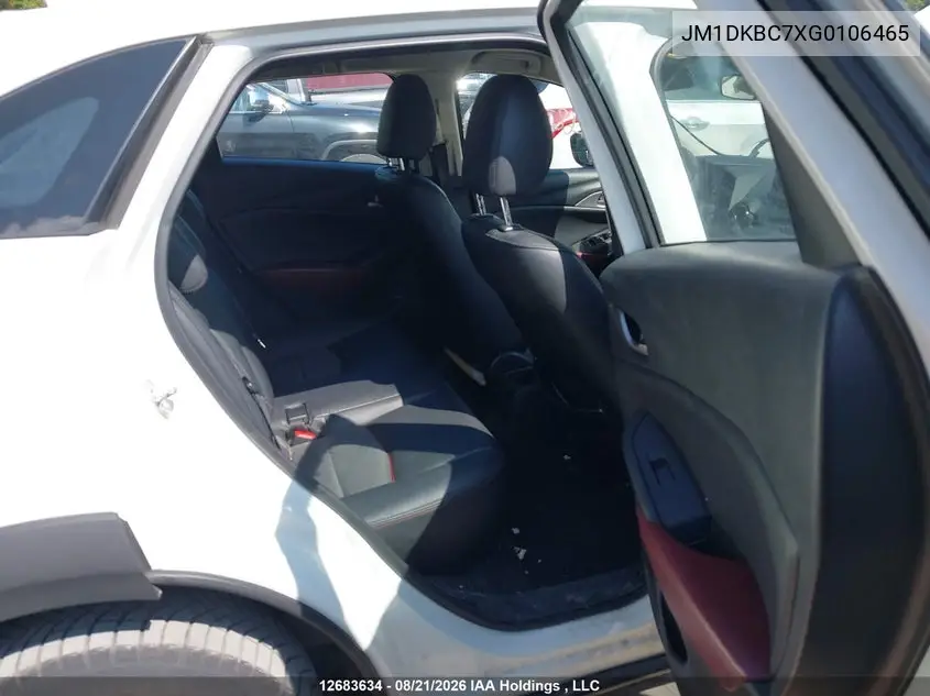 2016 MAZDA CX-3 VIN JM1DKBC7XG0106465 — фото 8