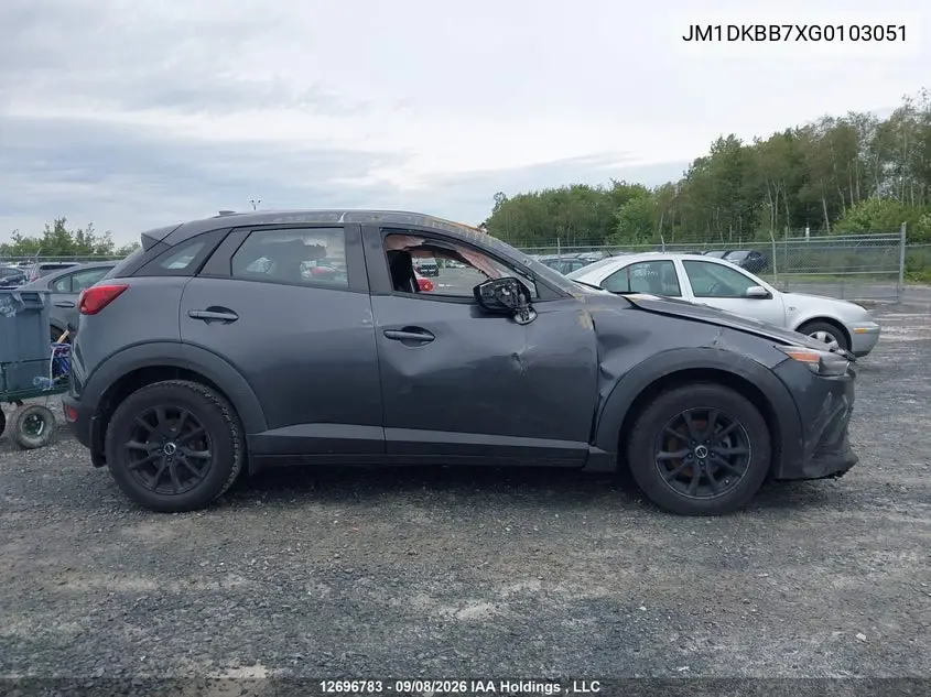 2016 MAZDA CX-3 VIN JM1DKBB7XG0103051 — фото 13